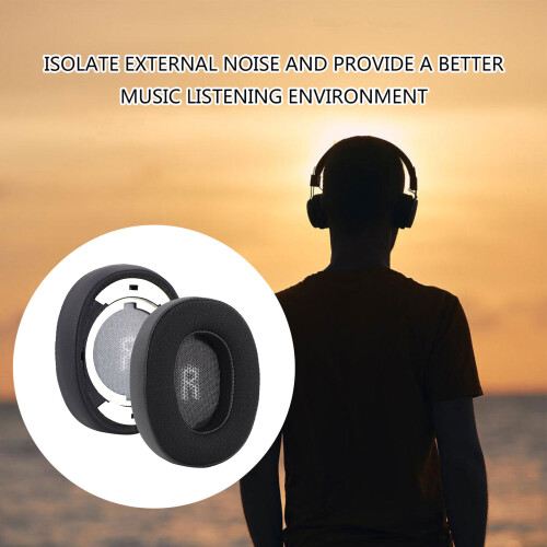 Breathable Ear Pads With Securely Fit For E55BT Noise Isolation 2
