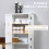 Homcom HOMCOM Accent Floor Storage Cabinet Kitchen Cupboard with 2 Large Doors 7