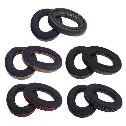 Ergonomic Memory Foam Ear Cushions Earphone Ear-Grid wine red 1