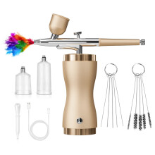Multipurpose Electric Airbrushing Guns For Model Painting-Gold