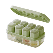 Food-Grade Silicone Ice Cubes Mould for Baby Food-Green