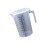 Black engraved measuring cup with dust cover and-Clear 100ml 7