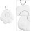 Dog GPS Tracker Waterproof RealTime GPS Tracking Pet Tracker With Cat Claw Shape, White 4