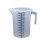 Black engraved measuring cup with dust cover and-Clear 5000ml 5