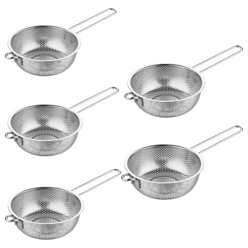 Stainless Steel Kitchen Colander Easy Cleaning Strainer-19.5cm 2