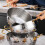 Space Saving Ramen Preparation Pot Stainless Steel-18cm gold 5