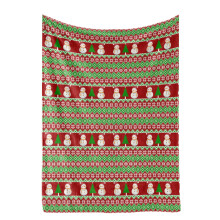 Säsongsbetonad dekorativ pläd julmönstrad filt, fleece mikrofiber polyester mysig lätt fluffig filt för soffa bäddsoffa lättskött
