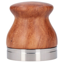 Espresso-Handtamper, Edelstahlbasis mit ergonomischem Holzgriff für gleichmäßiges Brühen, perfektes Geschenk für Kaffeeliebhaber, geeignet