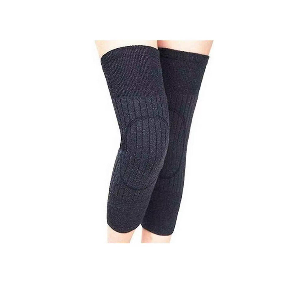 Unisex Cashmere Wool Knee Brace Supports Leg Warmer Winter Warm Thermal Knee Pads Sleeve (1 pair)