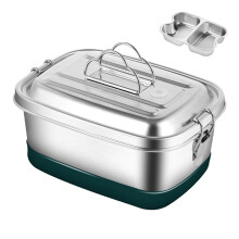 Convenient Stainless Steel Food Box Leak-1.2L double layer do