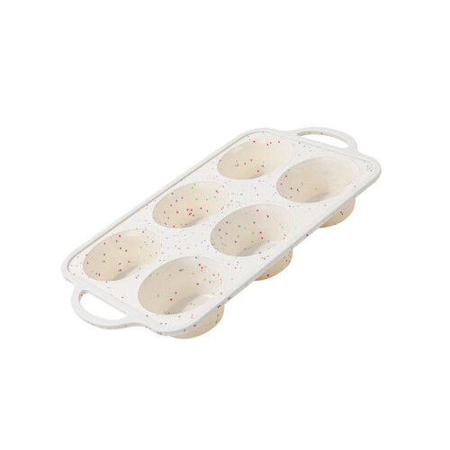 Professional Silicones Cupcake Mold 6 Cups Nonstick Ovenware
