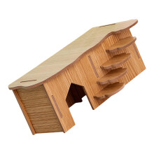 Hamster Wood Ladder House Climbing Hideouts Small Animal-multi