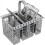 Cutlery basket for dishwasher (removable handle) 1