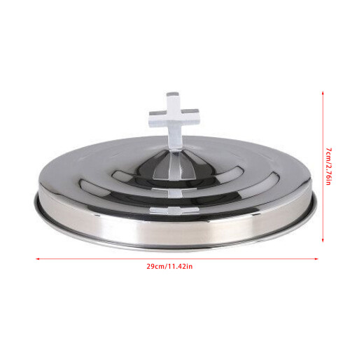 Durable Nonrust Steel Communion Tray Cover 40 Hole Design 2