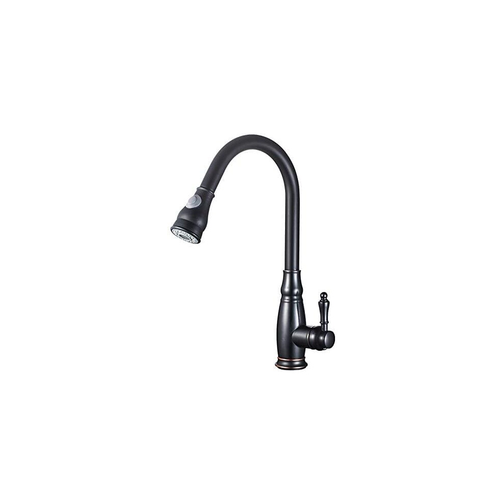 Kitchen Faucets Bathroom Sink Faucets Black Kitchen Faucet Copper Draw Cold Hot Water Sink Sink Sit Bathroom European Antique 9067246289164