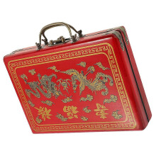 Portable Mahjong Storage Box – Sturdy Handheld Container for Outdoor Use, Easy to Clean & Multipurpose Organizer for Friends & Family
