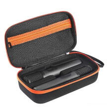 For Jbl Partybox Microphone Storage Bag Shockproof Eva Hard Case With Lanyard Anti-scratch Organizer