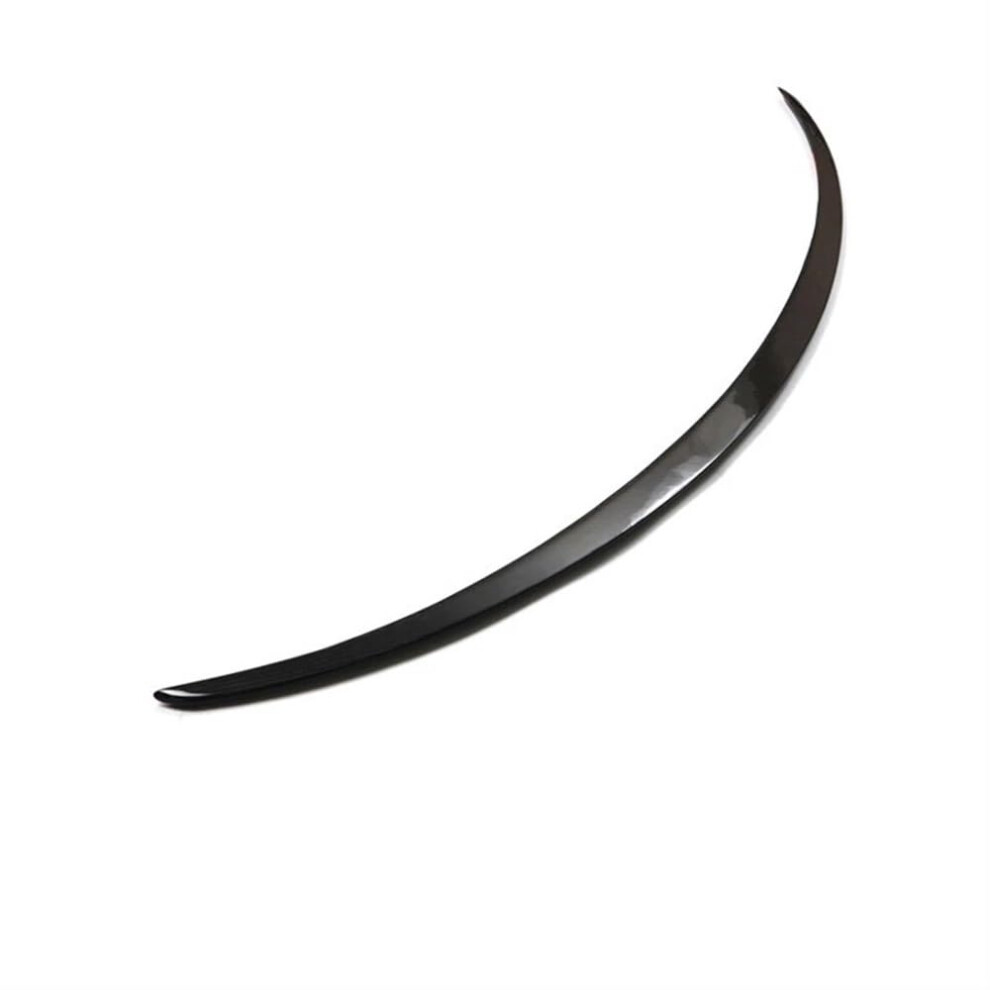 Carbon Fiber Rear Trunk Lip Spoiler Bright Luxury Sport Tail Wing For Tesla Model Y Black 9001264233730