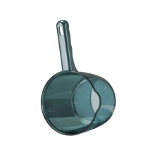 Keukenlepel met lange steel Transparant lichaam-Groot blauw