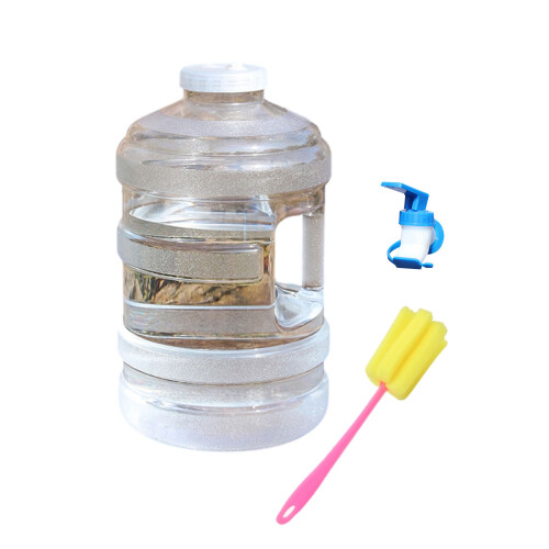 Compacte wateremmer met brede mond, inclusief-18,9 liter wit