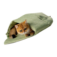 Zachte bladeren Nest Kattenbed Machinewasbaar Warm-Groente