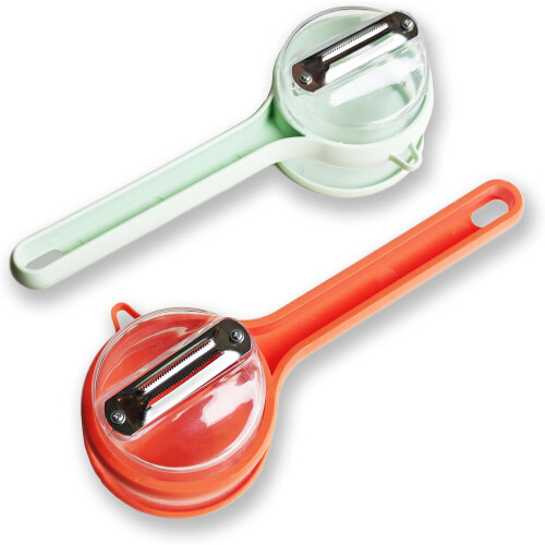 Outil d'épluchage avec boîte de rangement, éplucheur de-Multi