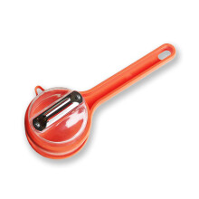 Outil d'épluchage avec boîte de rangement, éplucheur de-Orange