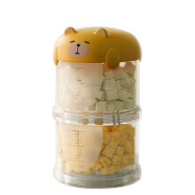 Boîte de rangement de friandises pour animaux de-Jaune 2