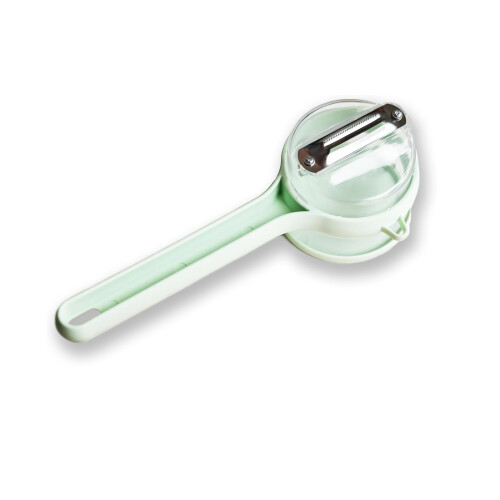 Outil d'épluchage avec boîte de rangement, éplucheur-Vert clair