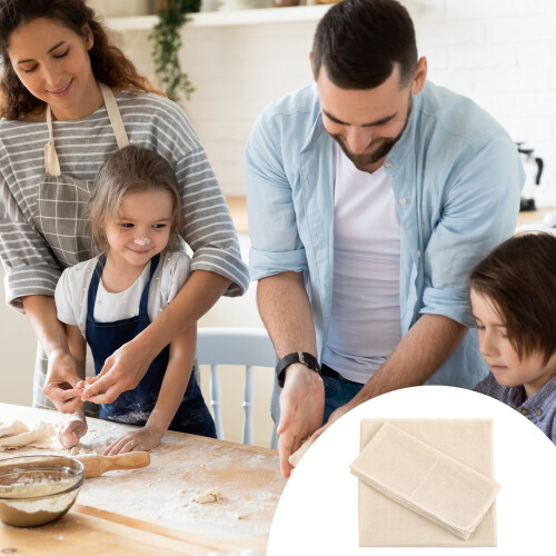 Tissu en coton solide de qualité alimentaire, Texture sans-60cm 2