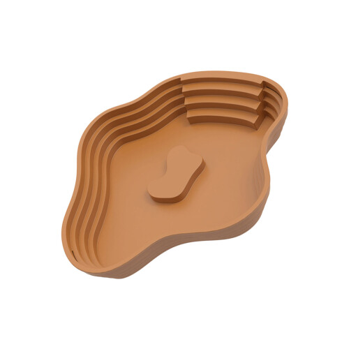 Strong Scale Water Plate Ladder Slope for-Light Brown large