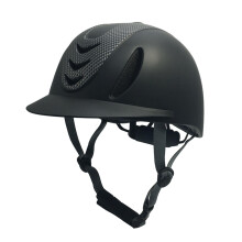 Riding Helmet Starter Riding Hat Professional Bicycle Helmet Fashion with Removable Inner Lining for Riding Hat Carbon Flower Black