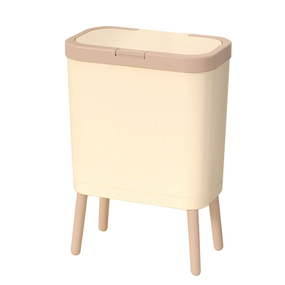 Standing Trash Can Foot Pedal Press Open Lid Odor Sealing Large Capacity For Kitchen And Bathroom 9323874471532