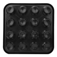 Billiard Ball Story Tably Sturdy Pool Accessory Holds 16 Balls Black