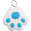 Key Finder Waterproof Pet Tracker With Cat Claw Shape Real Time Wireless Locator Sky Blue 5