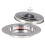 Stackable Stainless Steels Communion Bread Plate With Lid For 3