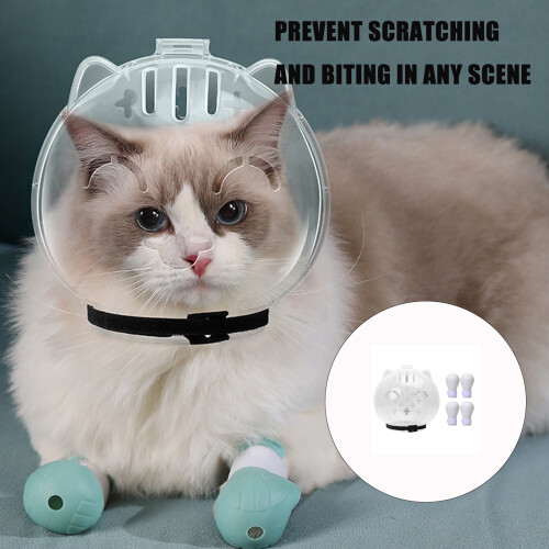 Ventilated Cats Protective Headcover Comfortable Muzzle-S 1