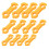Plastic Bird Leg Fixer 12Pieces For Postures Corrections And 1