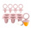 Silicone Teething Ice Cubes Molds For Babies-Light pink Model B 1