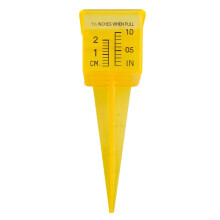 Monitor the water needs of your lawn simply with the practical 3.8 cm rain gauge (1 piece) 1 Stpck.