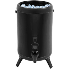 Stainless Steel Drink Dispenser For Juice Insulated Milk-Black