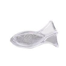 Transparenter, manueller Zitronenpresser mit Fischschuppenentferner aus Kunststoff für die Küchenreinigung, ergonomischer Griff für müheloses