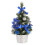 Pre-Lit Mini Tree, Mini Christmas Tree With LED Lights For Easy Storage And Reusable Festive Decor 1