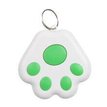 Anti Lost Tracking Device Cat Claw Shaped Pet Locator For Cats Dogs RealTime Wireless Key Finder Green