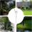Rain gauge for the garden with snail post 5