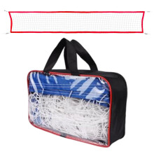 Pool Volleyball Net 15x3ft portable replacement mesh PE Volleyball Net for pool with storage bag for beach, backyard, outdoor