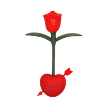 Strainer Tae Duilleog Scaoilte Solúbtha, Infuser Tae Silicone Foirfe do Dhaoine a bhfuil grá acu don Tae, Infuser In-athúsáidte le Friotaíocht