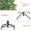 Homcom (7ft / 210cm) Homcom Christmas Tree Artificial Xmas with Metal Stand 7