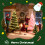 Homcom (7ft / 210cm) Homcom Christmas Tree Artificial Xmas with Metal Stand 9