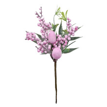 Holiday Home Festival Artificial Berry Picks, Xmas Berry Picks Lifelike Design Waterproof Branches Faux Blueberries Fall Berry Stems Home Decorative P